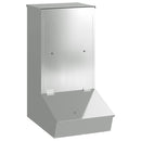 vidaXL Disznó Etető Ezüst 55 x 51 x 91.5 cm Horganyzott acél