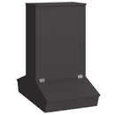 vidaXL Disznó Etető Fekete 82 x 51 x 91,5 cm Hidegen Hengerelt Acél
