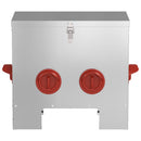 vidaXL Csirke etető Ezüst 60.5 x 29 x 51 cm Horganyzott acél