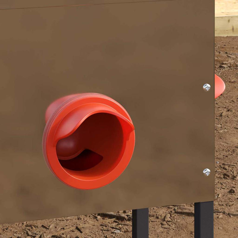 vidaXL Csirke etető Ezüst 41,5 x 20,5 x 33 cm Horganyzott acél