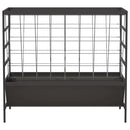 vidaXL Haszonállat Etető Fekete 100 x 60 x 90 cm