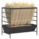 vidaXL Haszonállat Etető Fekete 100 x 60 x 90 cm