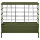 vidaXL Haszonállat Etető Olajzöld 100 x 60 x 90 cm