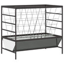 vidaXL Haszonállat Etető Ezüst 100 x 60 x 90 cm Horganyzott acél