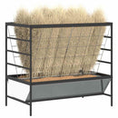 vidaXL Haszonállat Etető Ezüst 100 x 60 x 90 cm Horganyzott acél