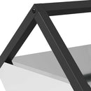 vidaXL Állattenyésztési takarmányzó Ezüst 111 x 76 x 38 cm