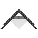 vidaXL Állattenyésztési takarmányzó Ezüst 111 x 76 x 38 cm