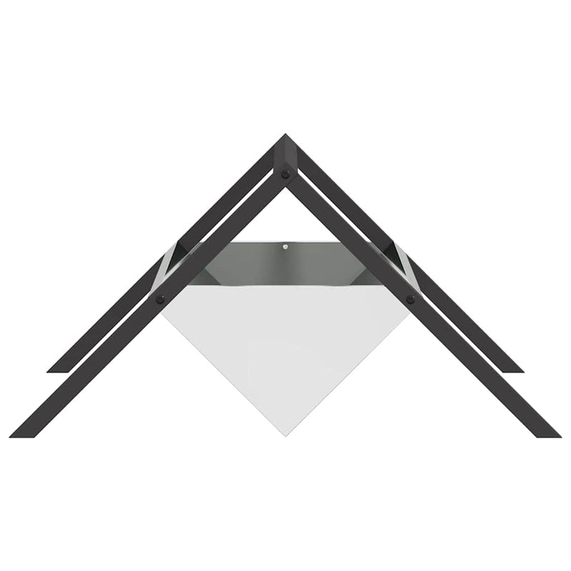 vidaXL Állattenyésztési takarmányzó Ezüst 111 x 76 x 38 cm