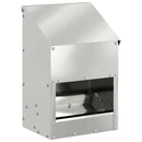 vidaXL Csirke etető Ezüst 21 x 16 x 33 cm Horganyzott acél