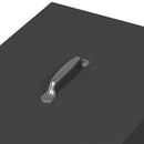 vidaXL Csirke etető Fekete 40,5 x 45 x 41 cm Hidegen Hengerelt Acél