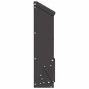 vidaXL Csirke etető Fekete 13 x 12 x 51 cm Hidegen Hengerelt Acél