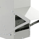 vidaXL Csirke etető Ezüst 13 x 12 x 51 cm Horganyzott acél