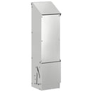 vidaXL Csirke etető Ezüst 13 x 12 x 51 cm Horganyzott acél