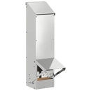 vidaXL Csirke etető Ezüst 13 x 12 x 51 cm Horganyzott acél