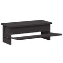 vidaXL Csirke Treadle Etető Fekete 48,5 x 39,5 x 19 cm