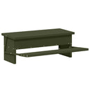 vidaXL Csirke Treadle Etető Olajzöld 48,5 x 39,5 x 19 cm