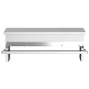 vidaXL Csirke Treadle Etető Ezüst 48,5 x 39,5 x 19 cm Horganyzott acél