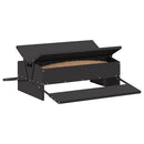 vidaXL Csirke Treadle Etető Fekete 75 x 53 x 20,5 cm