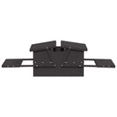 vidaXL Csirke Treadle Etető Fekete 75 x 53 x 20,5 cm