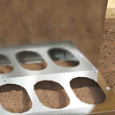 vidaXL Csirke etető Ezüst 40 x 40 x 45 cm Horganyzott acél