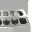 vidaXL Csirke etető Ezüst 30 x 30 x 39 cm Horganyzott acél