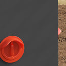 vidaXL Csirke etető Fekete 32,5 x 20,5 x 43 cm Hidegen Hengerelt Acél