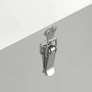 vidaXL Csirke etető Ezüst 32,5 x 20,5 x 43 cm Horganyzott acél