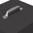 vidaXL Csirke Treadle Etető Fekete 25 x 42 x 40 cm