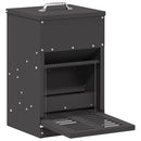 vidaXL Csirke Treadle Etető Fekete 25 x 42 x 40 cm