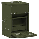 vidaXL Csirke Treadle Etető Olajzöld 25 x 42 x 40 cm