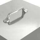 vidaXL Csirke Treadle Etető Ezüst 25 x 42 x 40 cm Horganyzott acél