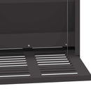 vidaXL Csirke Treadle Etető Fekete 25 x 42 x 40 cm