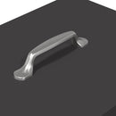 vidaXL Csirke Treadle Etető Fekete 25 x 42 x 40 cm