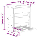 vidaXL Csirke Treadle Etető Olajzöld 25 x 42 x 40 cm