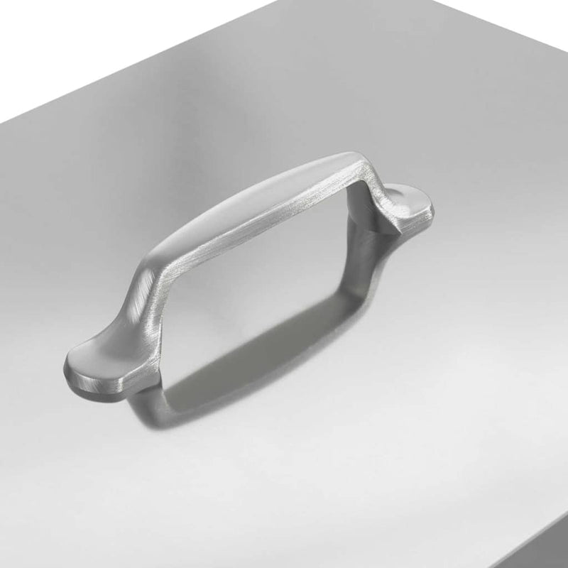 vidaXL Csirke Treadle Etető Ezüst 25 x 42 x 40 cm Horganyzott acél