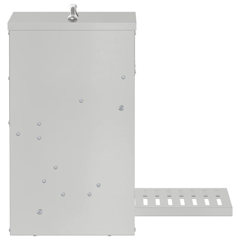 vidaXL Csirke Treadle Etető Ezüst 25 x 42 x 40 cm Horganyzott acél