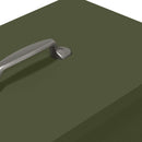 vidaXL Csirke etető Olajzöld 20 x 25 x 35 cm Hidegen Hengerelt Acél