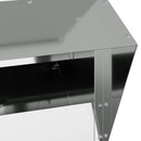 vidaXL Csirke etető Ezüst 20 x 25 x 35 cm Horganyzott acél