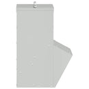 vidaXL Csirke etető Ezüst 20 x 25 x 35 cm Horganyzott acél