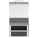 vidaXL Csirke etető Ezüst 20 x 25 x 35 cm Horganyzott acél