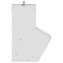 vidaXL Csirke etető Ezüst 20 x 25 x 35 cm Horganyzott acél