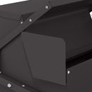 vidaXL Csirke Treadle Etető Fekete 50 x 40 x 29 cm