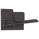vidaXL Csirke Treadle Etető Fekete 50 x 40 x 29 cm
