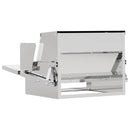 vidaXL Csirke Treadle Etető Ezüst 50 x 40 x 29 cm Horganyzott acél