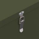 vidaXL Csirke etető 2 pcs Olajzöld 60.5 x 29 x 51 cm