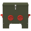 vidaXL Csirke etető 2 pcs Olajzöld 60.5 x 29 x 51 cm