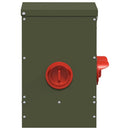 vidaXL Csirke etető 2 pcs Olajzöld 60.5 x 29 x 51 cm