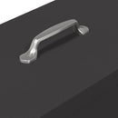 vidaXL Csirke etető 2 pcs Fekete 41,5 x 20,5 x 33 cm