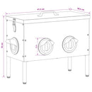 vidaXL Csirke etető 2 pcs Fekete 41,5 x 20,5 x 33 cm