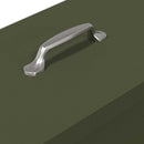 vidaXL Csirke etető 2 pcs Olajzöld 41,5 x 20,5 x 33 cm